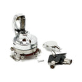 FL style ignition switch, ''electronic''. round key, stainless