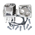S&S, 84-99 billet tappet block set front/rear. Polished