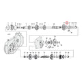 Thrust washer, transmission mainshaft, right side .070"