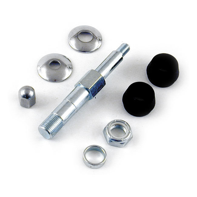 Upper shock stud kit zinc — 73-85 4-speed FL; FX (NU)
