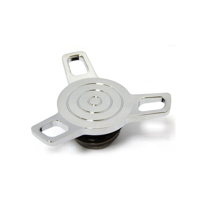Gas cap, spinner — 96-18 H-D with screw-in cap (NU)