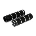Throttle grip set bomber. Knurled. Black cm