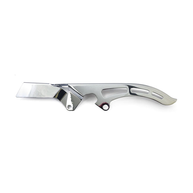 Shorty upper belt guard. Chrome — 86-06 Softail (NU)