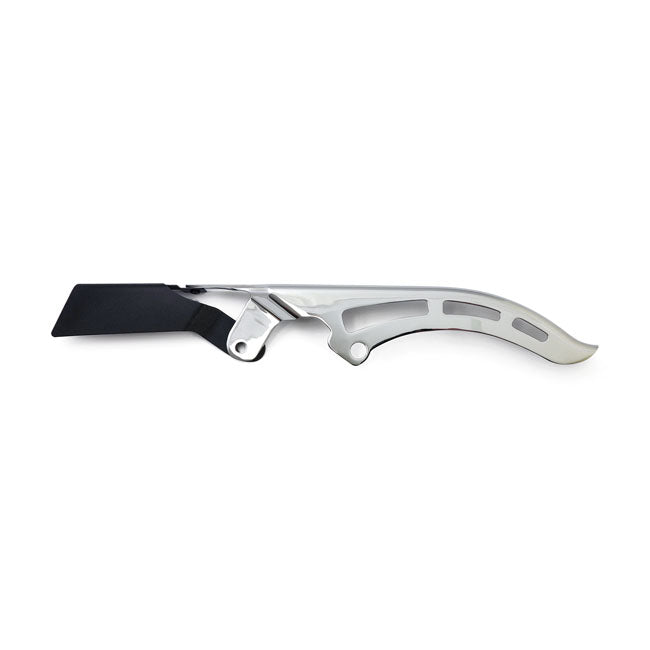 Shorty upper belt guard. Chrome — Softail: 2007 FXTS; FXSTB; FXSTC; FLSTF (NU)