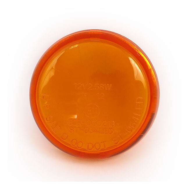 Turn signal lens bullet amber — 02-17 V-Rod (NU)
