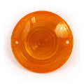 Replacement turn signal lens. flat lens. Amber