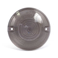 Replacement turn signal lens. flat lens. Smoke — 86-23 H-D with screw mounted flat lens turn signals (NU)