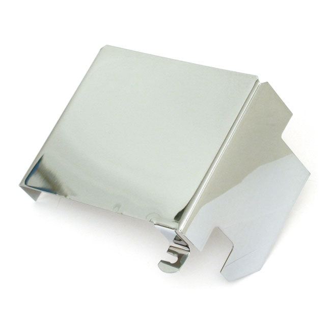Battery side cover. Chrome. smooth