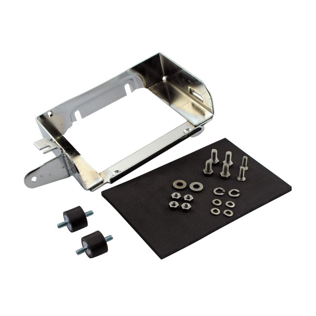 Battery carrier tray. Chrome — 80-84 FL; FLH (NU)