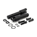Foot peg conversion bracket kit. std length. Black