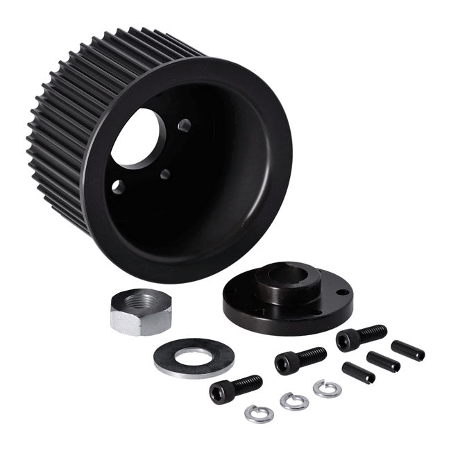 3" front pulley, 8mm, 47t — 37-54 Big Twin (NU) (tapered sprocket shaft)