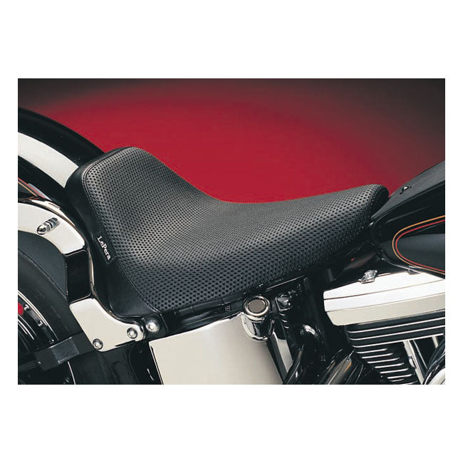 LePera, Bare Bones solo seat. Basket Weave — 84-99 Softail (NU)