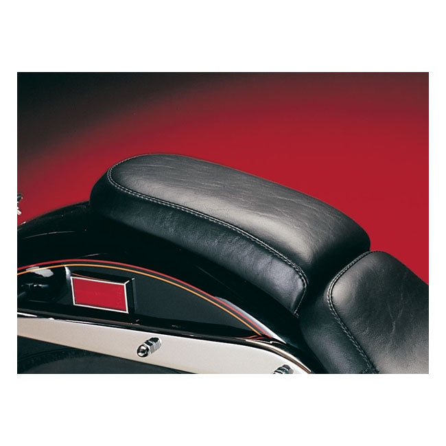 LePera, Bare Bones passenger seat. Basket Weave — 00-07 Softail with up to 150mm tire; frame mounted (excl. FXSTD Deuce)