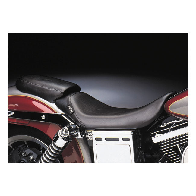 LePera, Bare Bones passenger seat. Smooth — 91-95 Dyna (Excl. FXDWG) (NU)