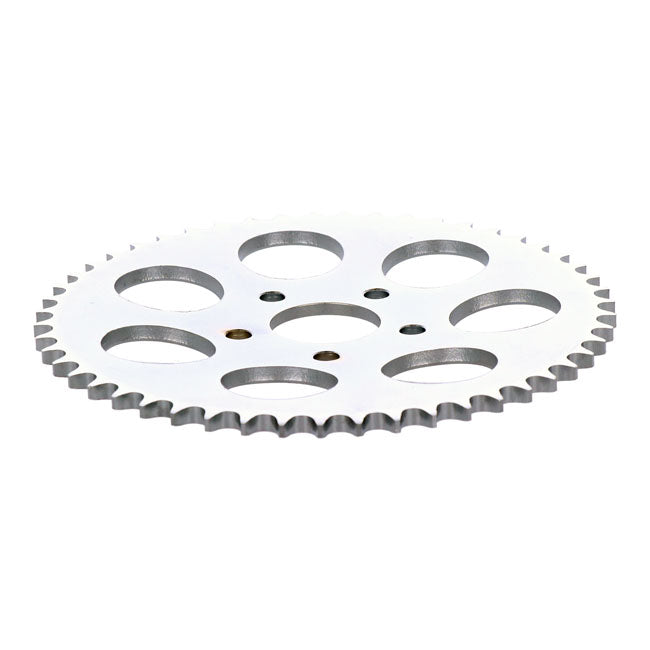 Rear sprocket, zinc. 51t — 73-85 4-speed Big Twin; 79-81 XL Sportster