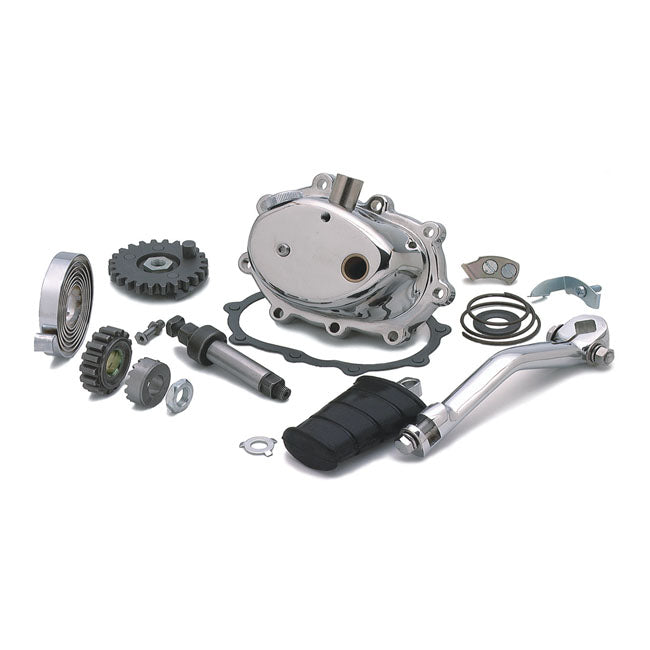 Kickstart kit, 4-speed. Polished
