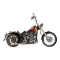 Paughco, Drag pipes (40"). Chrome — 48-64 Panhead (NU)