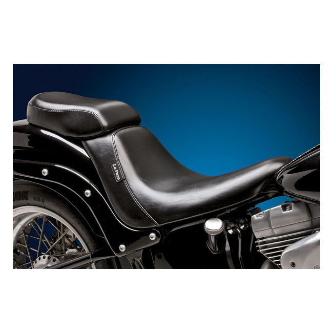 LePera, Bare Bones solo seat. Smooth — 06-17 Softail with 200mm tire (fender mounted) (NU)