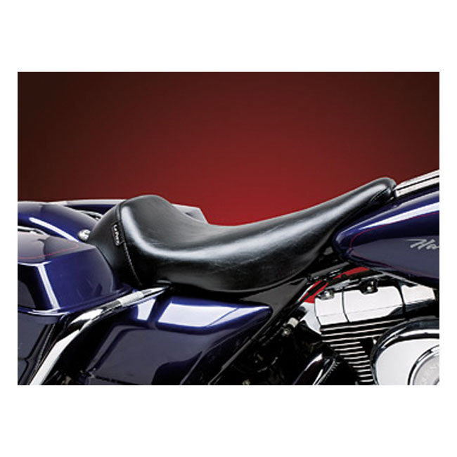 LePera, Bare Bones solo seat. Basket Weave — 02-07 FLT/Touring (Excl. FLHR Road King; FLHX Street Glide) (NU)
