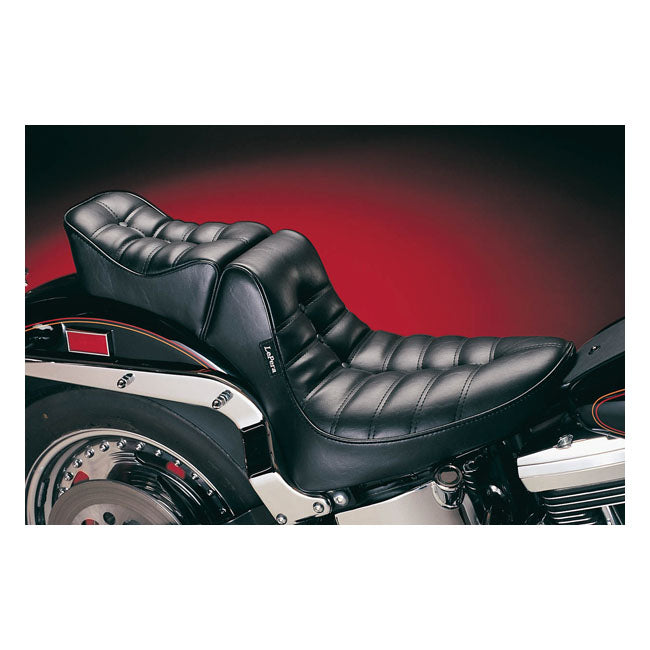 LePera, Regal 2-up seat. Pleated — 84-99 Softail with up to 150mm rear tire (NU)