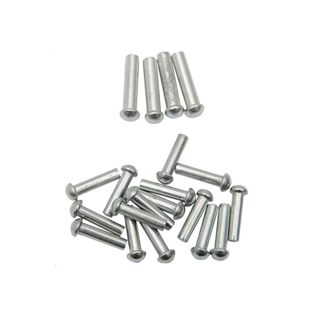 Rivet & dowel pin kit, rear sprocket — L58-61 Big Twin (NU) with HYDRAULIC drum brake