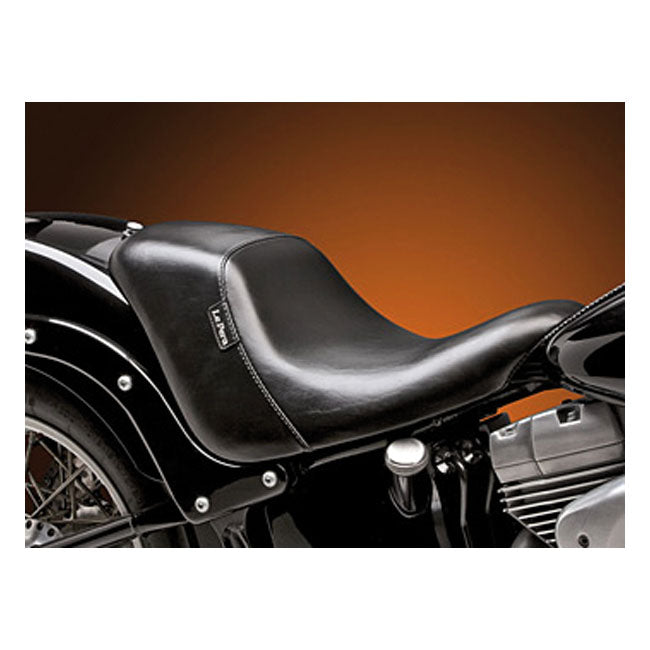 LePera, Bare Bones up-front solo seat. Smooth — 00-07 Softail FXSTD Deuce (NU)
