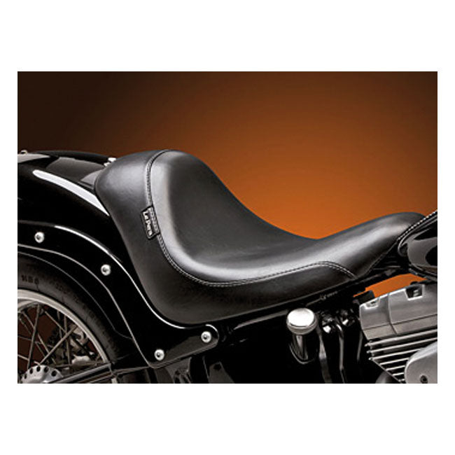 LePera, Silhouette Deluxe solo seat. Smooth — 00-07 Softail FXSTD Deuce (NU)