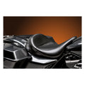 LePera, Aviator solo seat. Black, smooth — Touring: 08-25 Touring (excl. 2021 FLH; 2023 FLHFB; 23-25 FLTRXSE; 24-25 FLTRXSTSE; 23-25 FLHXSE; 24-25 FLHX; 2025 FLHXU; 24-25 FLTRX; 2025 FLTRXRRSE; all Trikes)