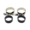 Intake clamps, band type — 79-85 XL Sportster; L78-84 Big Twin