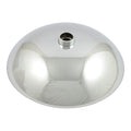 Front hub cap 8". Chrome — 73-80 FL