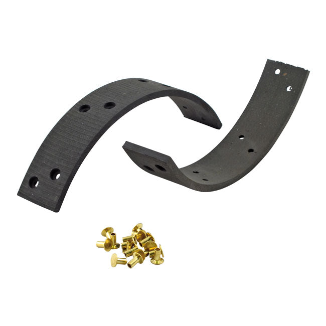 Brake drum linings, rear — 41-52 45" SV (NU)