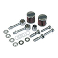 Dual mini ''power filter'' breather kit