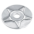 Star washers, chrome plated