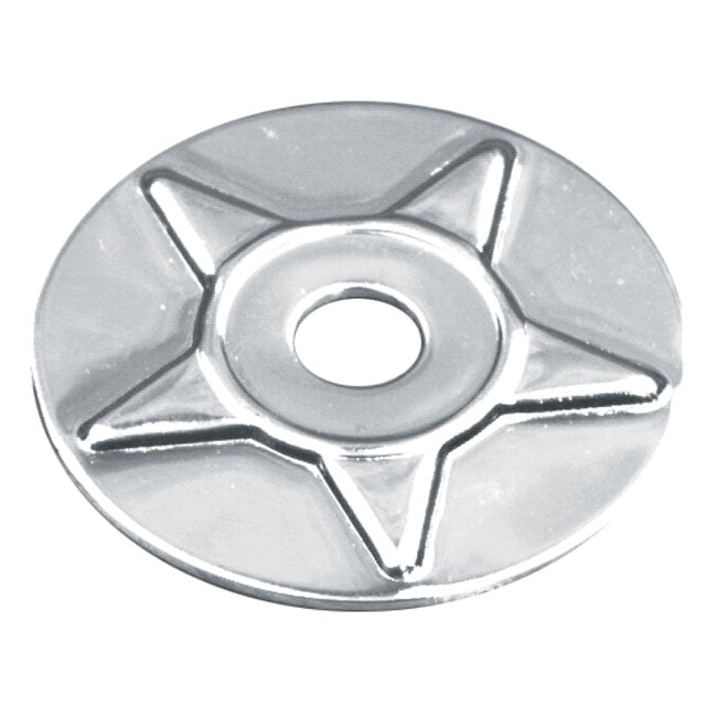 Star washers, chrome plated