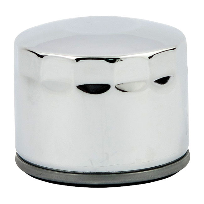 MCS, spin-on oil filter. Chrome — 80-E84 XL Sportster; L82-84 FL; FX; 85-86 FXWG; FXSB; FXEF (Excl. FXST) (NU)