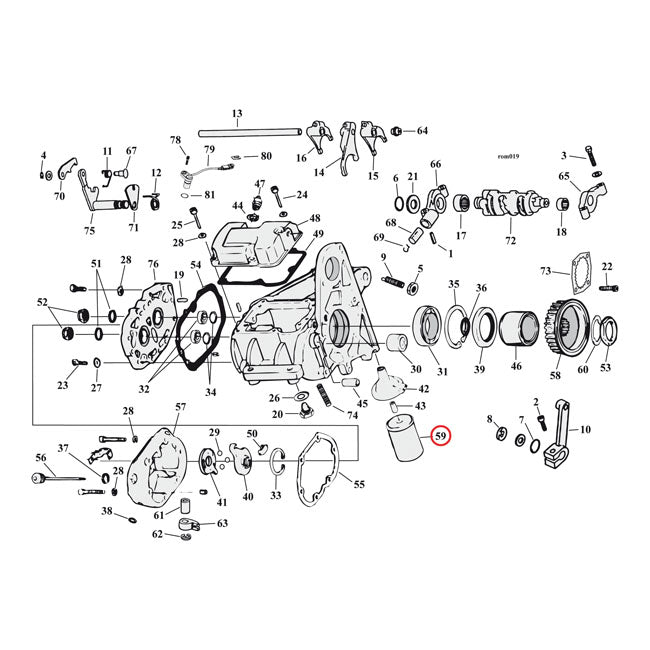 MCS, spin-on oil filter. Magnetic, chrome — 1999 Softail; 99-17 Twin Cam; 17-20 M8 (NU)