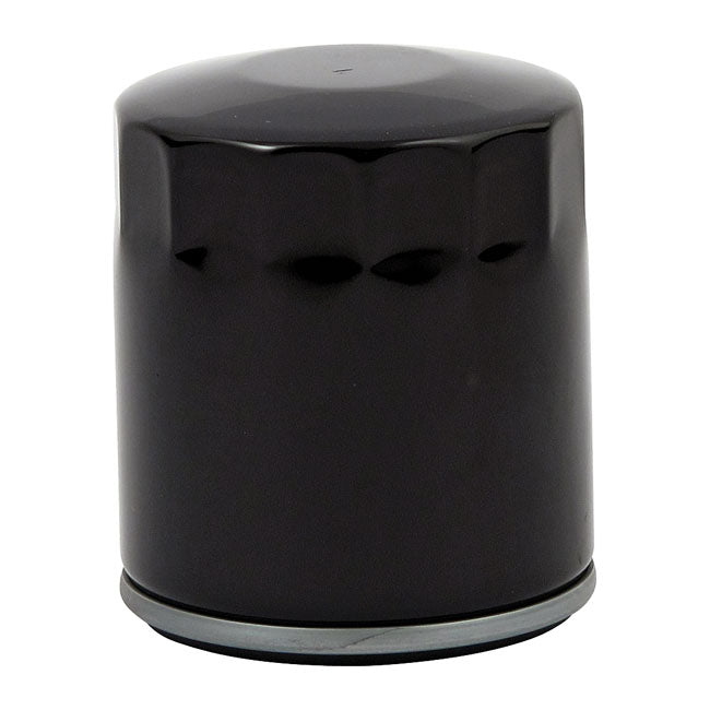 MCS, spin-on oil filter. Magnetic, black — 1999 Softail; 99-17 Twin Cam; 17-20 M8 (NU)