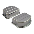 Panhead rocker cover set. Chrome