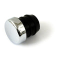 Oil tank fill plug. Chrome — Most stock H-D and custom oil tanks with 3.02cm ( (1-3/16") diameter hole