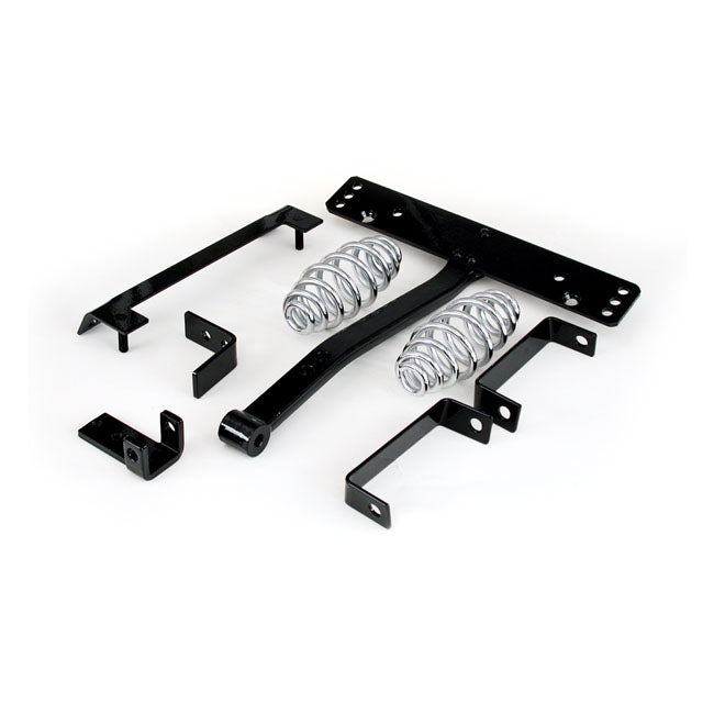 Softail solo seat mount kit. Black — 84-99 Softail (excl. Springers) (NU)