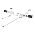 Evo XL forward control kit. ISO pegs. Chrome — 04-13 XL Sportster with rubber mounted engine (NU)