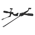 Evo XL forward control kit. ISO pegs. Black — 04-13 XL Sportster with rubber mounted engine (NU)