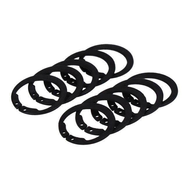 Retaining rings — 77-90 XL Sportster (NU) oil pump gear shaft