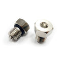 Primary oil drain plug. magnetic — Transmission: 37-86 4-sp FL; FX (NU). Crankcase: 52-76 K; XL Sportster (NU). Oil tank: 58-61 & 66-78 XLCH models (NU).