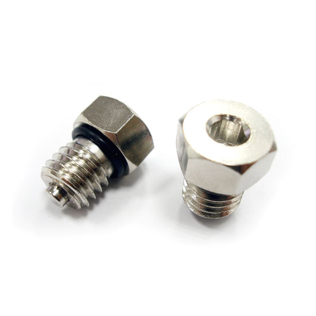 Primary oil drain plug. magnetic — Transmission: 37-86 4-sp FL; FX (NU). Crankcase: 52-76 K; XL Sportster (NU). Oil tank: 58-61 & 66-78 XLCH models (NU).