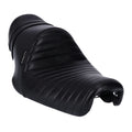 LePera, Stubs Cafe solo seat. Black, pleated — 07-09 XL Sportster (NU)