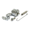 Mechanical brake light switch, rear. Chrome — 39-57 Big Twin (NU)