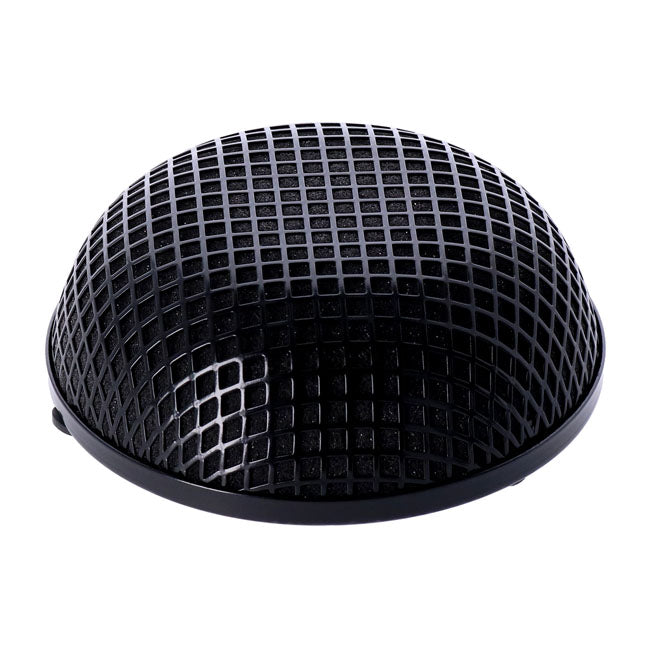 Breather style air cleaner assembly, round. Black — 90-17 (NU) Big Twin; 88-22 XL Sportster. With CV or Delphi inj. (Excl. e-throttle models)