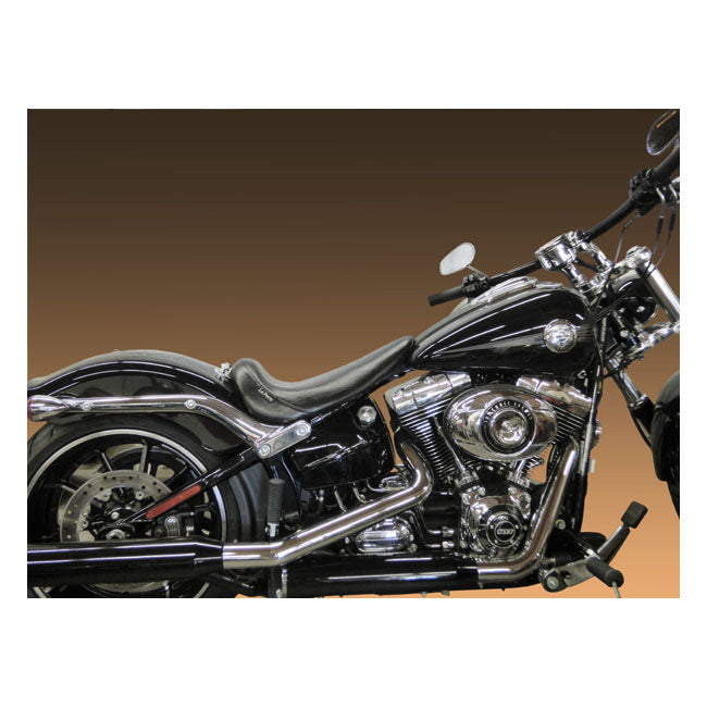 LePera, Bare Bones solo seat. Smooth — 13-17 Softail FXSB Breakout (NU)