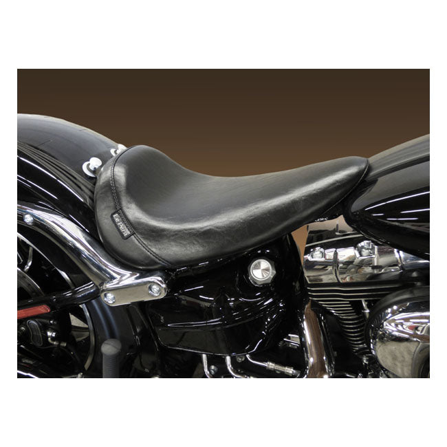 LePera, Bare Bones solo seat. Smooth — 13-17 Softail FXSB Breakout (NU)